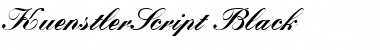 Download KuenstlerScript Font Download KuenstlerScript Font