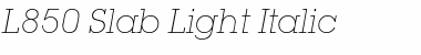 Download L850-Slab-Light Font