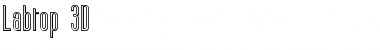 Download Labtop 3D Font Download Labtop 3D Font