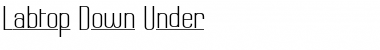 Labtop Down Under Regular Font