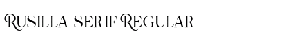 Rusilla serif Regular preview
