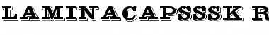 LaminaCapsSSK Regular Font