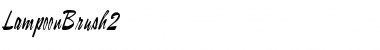 Download LampoonBrush2 Font Download LampoonBrush2 Font
