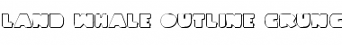 Download Land Whale Outline Grunge Font Download Land Whale Outline Grunge Font