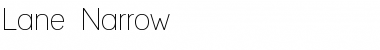 Download Lane - Narrow Font Download Lane - Narrow Font