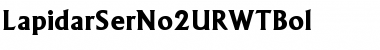 LapidarSerNo2URWTBol Regular Font