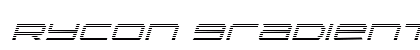 Rycon Gradient Italic Regular preview