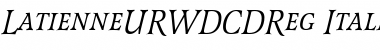 Download LatienneURWDCDReg Font