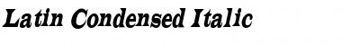Download Latin-Condensed Font Download Latin-Condensed Font