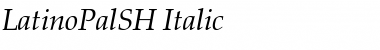 Download LatinoPalSH Font