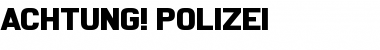 Download Achtung! Polizei Font