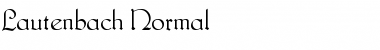 Lautenbach Normal Font