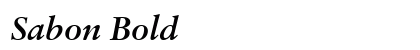 Sabon Bold Font