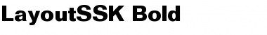 LayoutSSK Bold Font