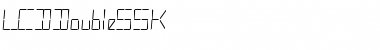 LCDDoubleSSK Regular Font LCDDoubleSSK Regular Font