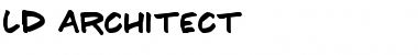 LD Architect Regular Font LD Architect Regular Font
