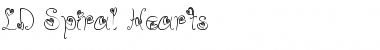 Download LD Spiral Hearts Font