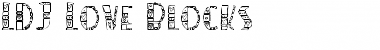 LDJ Love Blocks Regular Font