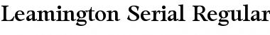 Download Leamington-Serial Font