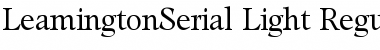 Download LeamingtonSerial-Light Font