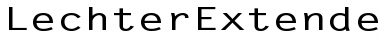 LechterExtended Bold Font