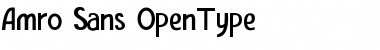 Amro Sans Regular Font