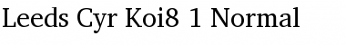 Leeds Cyr Koi8_1 Normal Font