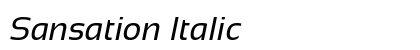 Sansation Italic Preview