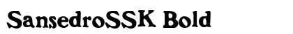 SansedroSSK Bold preview