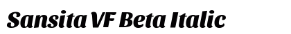 Sansita VF Beta Italic
