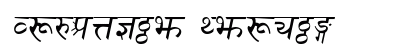 Sanskrit Italic Preview