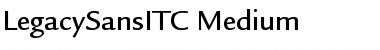 Download LegacySansITC-Medium Font