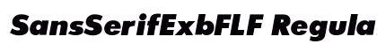 SansSerifExbFLF Regular preview