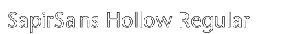 SapirSans Hollow Regular