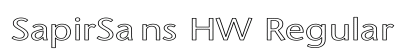 SapirSans HW Regular