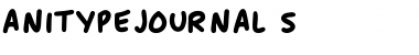 Anitype Journal 5 Font