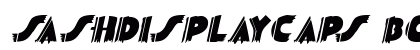 SashDisplayCaps Bold Italic Preview