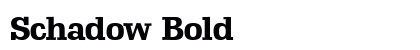 Schadow Bold preview