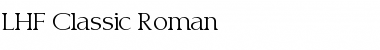 LHF Classic Roman Regular Font