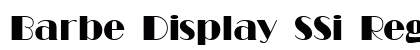 Barbe Display SSi Regular Preview