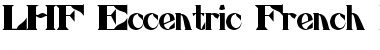 Download LHF Eccentric French Font Download LHF Eccentric French Font