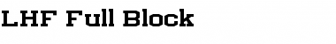 LHF Full Block Font