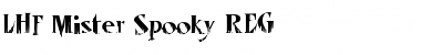 LHF Mister Spooky REG Regular Font