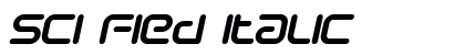 Sci Fied Italic preview