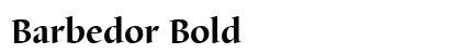 Barbedor Bold preview