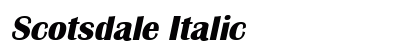 Scotsdale Italic preview