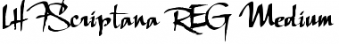 Download LHFScriptana REG Font Download LHFScriptana REG Font