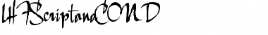 Download LHFScriptanaCOND Font Download LHFScriptanaCOND Font