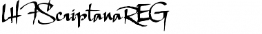Download LHFScriptanaREG Font Download LHFScriptanaREG Font