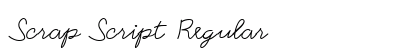 Scrap Script Regular preview
